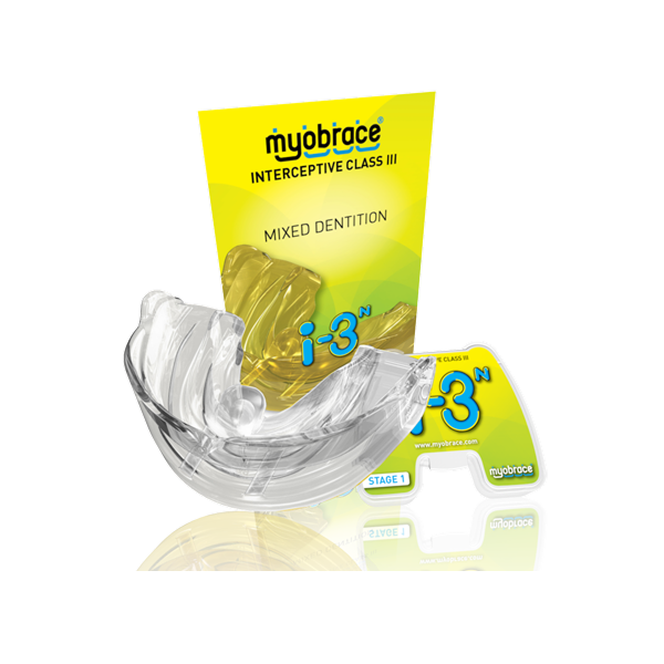 i-3nSc (i-3N) Myobrace без каркаса Этап 1 при аномалиях III кл. SMALL / Прозрачный (MRC)