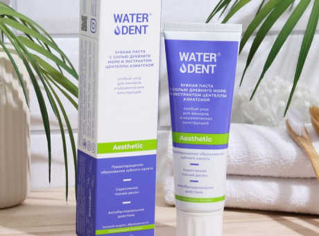 Зубная паста для виниров WATERDENT Aesthetic 100 г