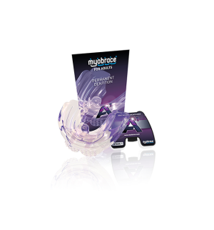 MA1Lp Myobrace для взрослых Этап 1 Коррекция вредных привычек. LARGE / Пурпурный (MRC)